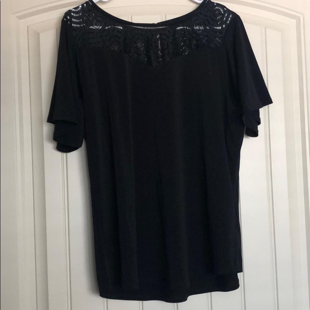 Rich Dark Black Blouse